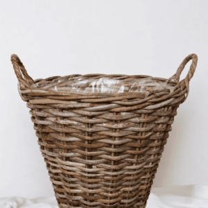 Paniers en osier naturel grisé