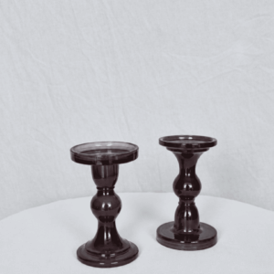 Bougeoirs mordorés