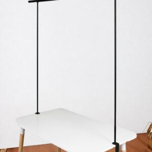 Barre ajustable noire pour décoration de table